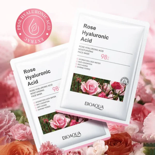 Velo Facial de Rosas con Ácido Hialurónico - Bioaqua
