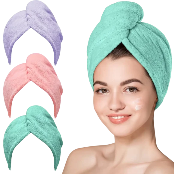 toallas-de-microfibra-para-el-cabello-hicober-set-de-3-color-color-lila-rosado-claro-verde-menta-imagen-destacada-580x580 Toalla micofibra